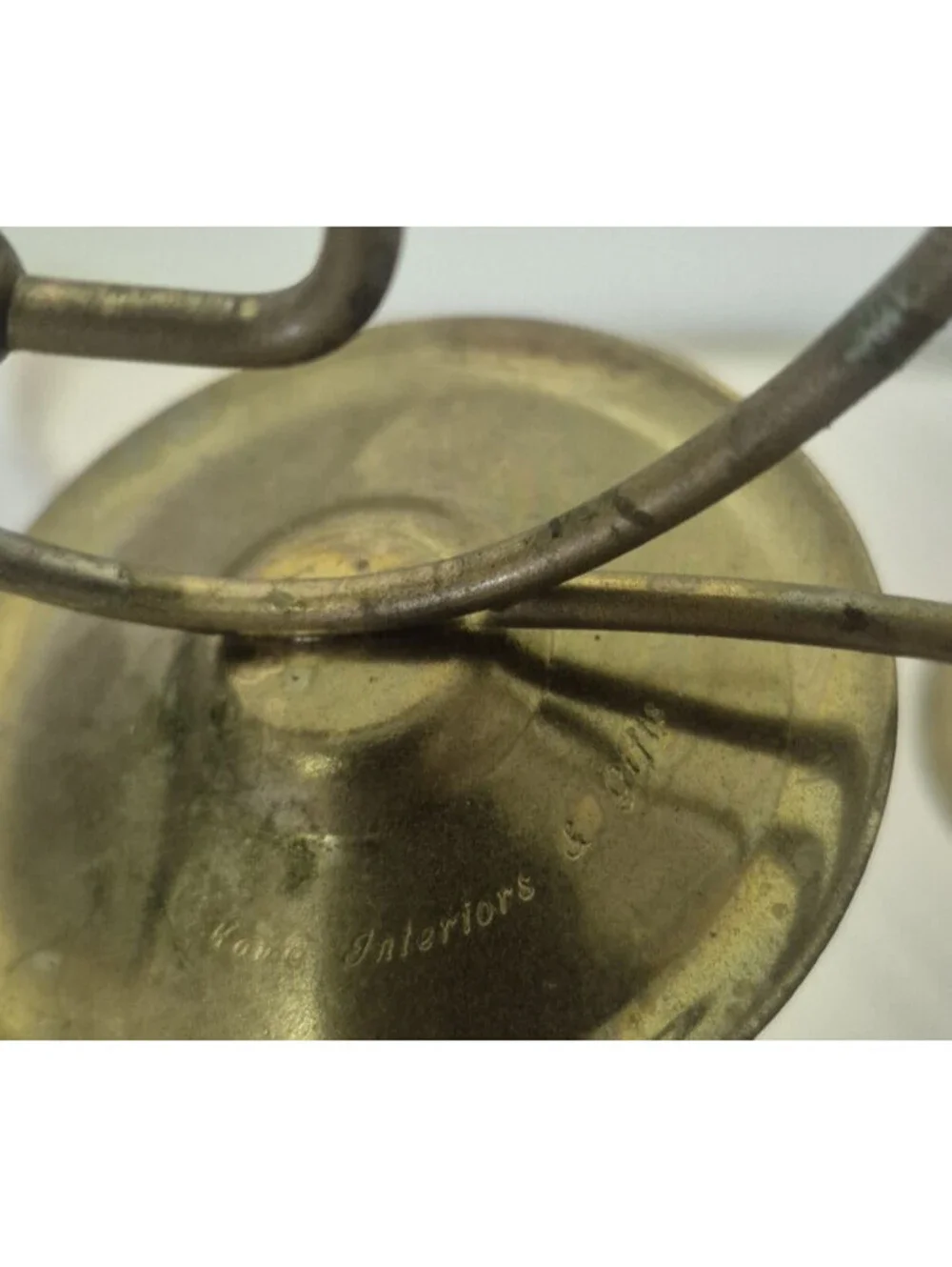 Brass Gold Metal Home Interiors Candelabra Tree Shape Candle Holder 15